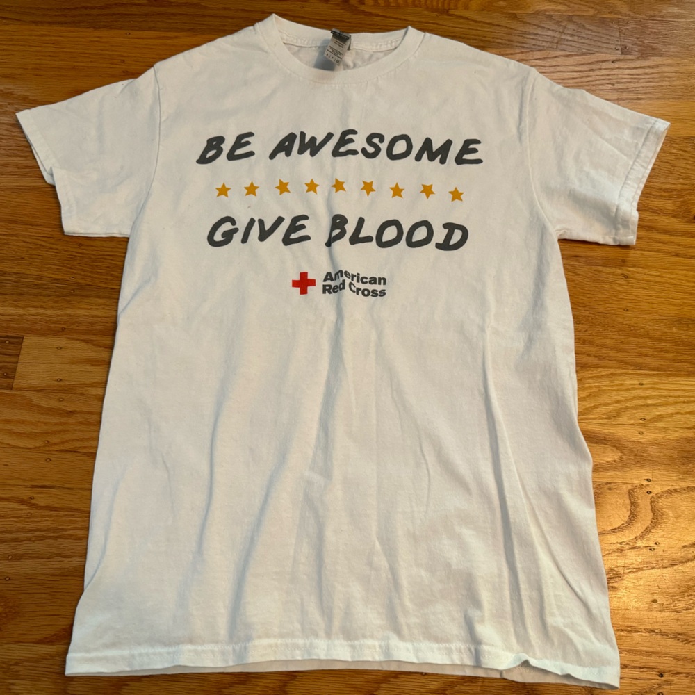 American Red Cross Be Awesome Give Blood Shirt